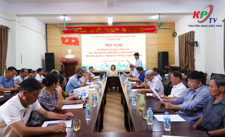 Ban Thanh tra nhân dân xã Kiều Phú đánh giá kết quả hoạt động 5 tháng đầu năm, triển khai nhiệm vụ các tháng cuối năm 2026- Ảnh 1.
