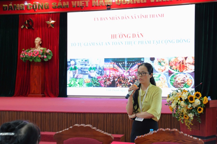 UBND XÃ VĨNH THANH TỔ CHỨC HỘI NGHỊ GIAO BAN CÔNG TÁC ĐẢM BẢO AN TOÀN THỰC PHẨM- Ảnh 7.