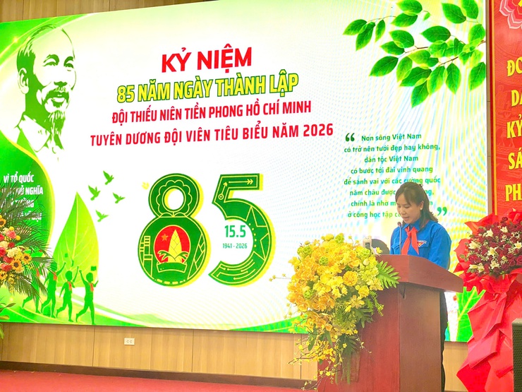 Đoàn thanh niên - Hội đồng Đội phường Phương Liệt tổ chức chương trình Tổng kết công tác Đội và phong trào Thiếu nhi phường Phương Liệt năm học 2025 - 2026, Kỷ niệm 85 năm Ngày thành lập Đội TNTP Hồ Chí Minh.- Ảnh 2.