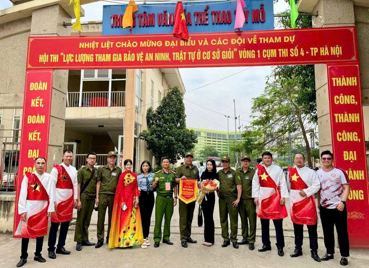 Đông Ngạc đạt giải Nhất tại Hội thi “Lực lượng tham gia bảo vệ an ninh, trật tự cơ sở giỏi cụm thi số 4 thành phố Hà Nội”- Ảnh 4.