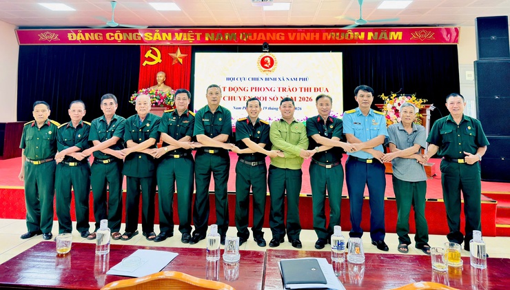 Hội Cựu chiến binh xã Nam Phù quán triệt sâu sắc nghị quyết 57-NQ/TW, phát động phong trào thi đua chuyển đổi số năm 2026- Ảnh 1.