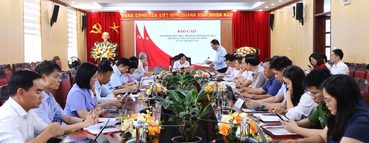  Đoàn Kiểm tra giám sát của Bộ Chính trị làm việc với Đảng ủy xã Quang Minh về công tác kiểm tra, giám sát năm 2026- Ảnh 2.