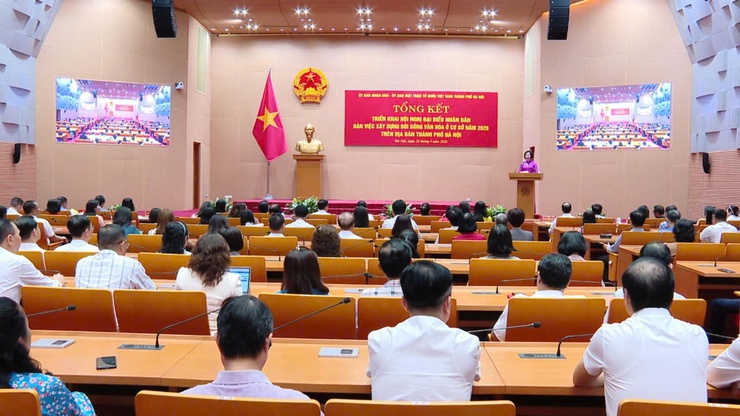 Hội nghị tổng kết triển khai Hội nghị đại biểu nhân dân bàn việc xây dựng đời sống văn hóa ở cơ sở năm 2026- Ảnh 1.