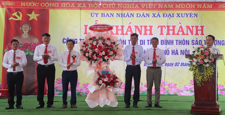 Đại Xuyên khánh thành công trình tu bổ, tôn tạo Di tích lịch sử quốc gia Đình Sảo Thượng- Ảnh 1.