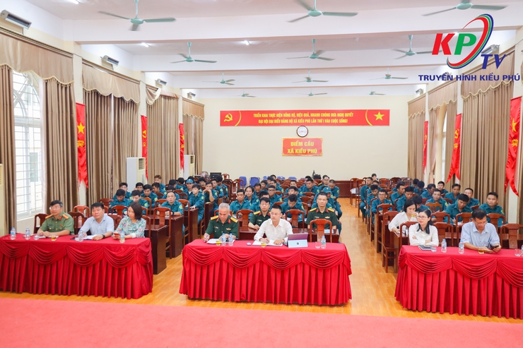 Xã Kiều Phú khai mạc huấn luyện dân quân cơ động năm 2026- Ảnh 2.