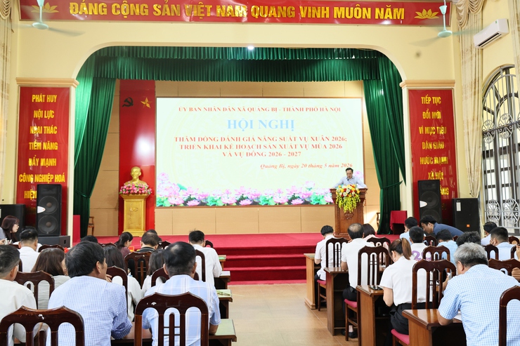 Quảng Bị thăm đồng, đánh giá năng suất vụ xuân 2026, triển khai kế hoạch sản xuất vụ mùa và vụ đông- Ảnh 5.