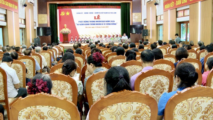 THƯ LÂM PHÁT ĐỘNG THÁNG NHÂN ĐẠO NĂM 2026
 “ 80 NĂM HÀNH TRÌNH NHÂN ÁI VÌ CỘNG ĐỒNG”
- Ảnh 10.
