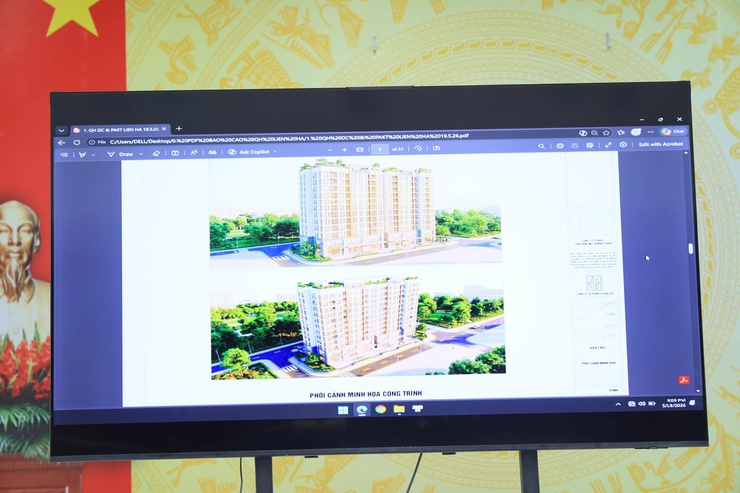 UBND xã Thư Lâm phối hợp với Công ty Cổ phần Công nghệ môi trường Sugina tổ chức Hội nghị lấy ý kiến cơ quan, tổ chức, cá nhân và cộng đồng dân cư đối với Đồ án điều chỉnh cục bộ các ô đất LK-39, LK-40, LK-41, LK-42 - Ảnh 4.