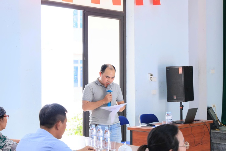 UBND xã Thư Lâm phối hợp với Công ty Cổ phần Công nghệ môi trường Sugina tổ chức Hội nghị lấy ý kiến cơ quan, tổ chức, cá nhân và cộng đồng dân cư đối với Đồ án điều chỉnh cục bộ các ô đất LK-39, LK-40, LK-41, LK-42 - Ảnh 5.