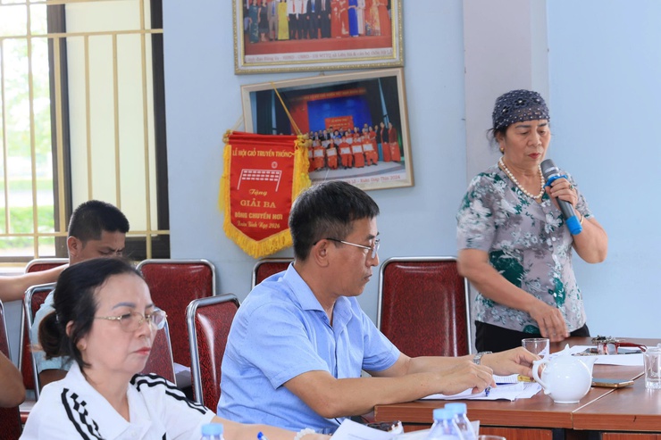 UBND xã Thư Lâm phối hợp với Công ty Cổ phần Công nghệ môi trường Sugina tổ chức Hội nghị lấy ý kiến cơ quan, tổ chức, cá nhân và cộng đồng dân cư đối với Đồ án điều chỉnh cục bộ các ô đất LK-39, LK-40, LK-41, LK-42 - Ảnh 8.
