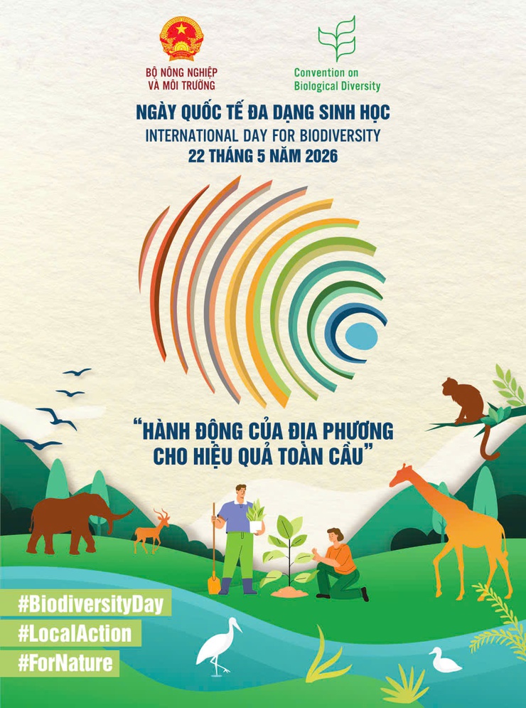 HƯỞNG ỨNG NGÀY QUỐC TẾ ĐA DẠNG SINH HỌC 22/5/2026 Chủ đề: "Hành động của địa phương cho hiệu quả toàn cầu"- Ảnh 1.