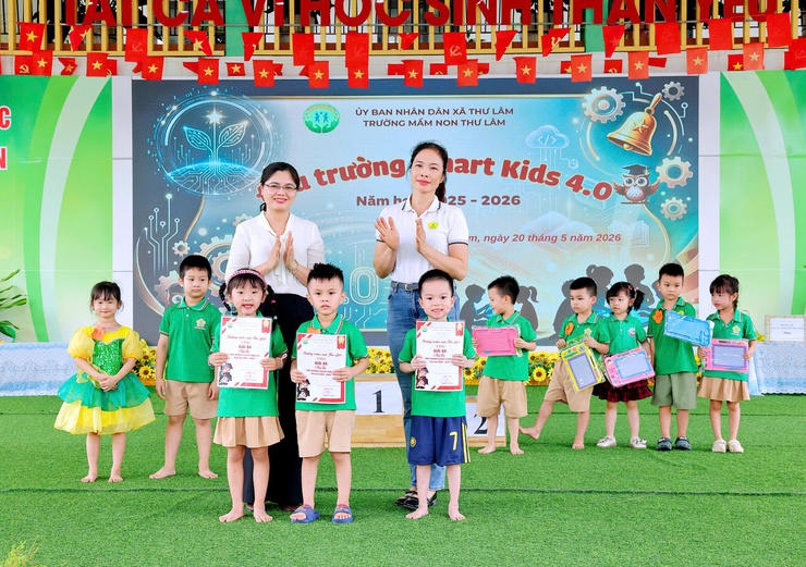 SÔI NỔI CHƯƠNG TRÌNH “ĐẤU TRƯỜNG SMART KIDS 4.0” TẠI TRƯỜNG MẦM NON THƯ LÂM- Ảnh 25.