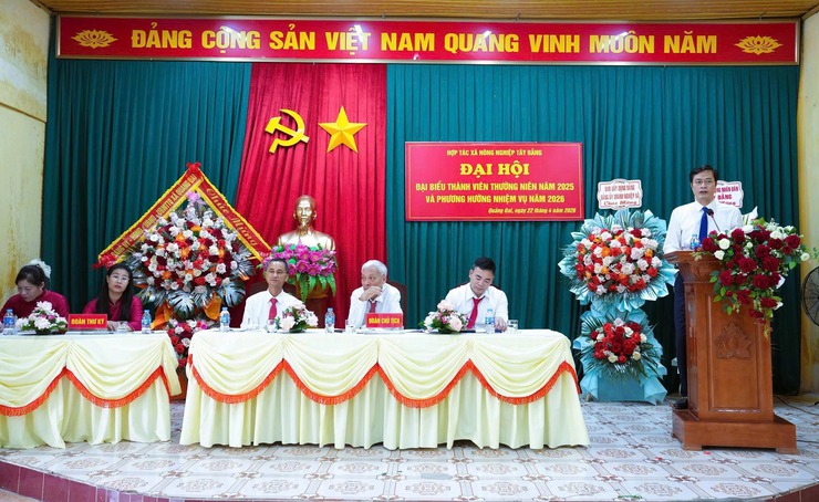 HTX Nông nghiệp Tây Đằng tổ chức Đại hội đại biểu thành viên thường niên năm 2025- Ảnh 5.