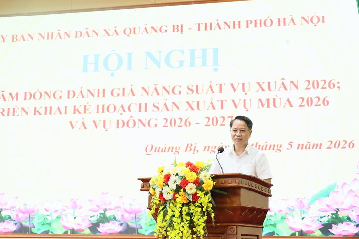 Quảng Bị thăm đồng, đánh giá năng suất vụ xuân 2026, triển khai kế hoạch sản xuất vụ mùa và vụ đông- Ảnh 8.