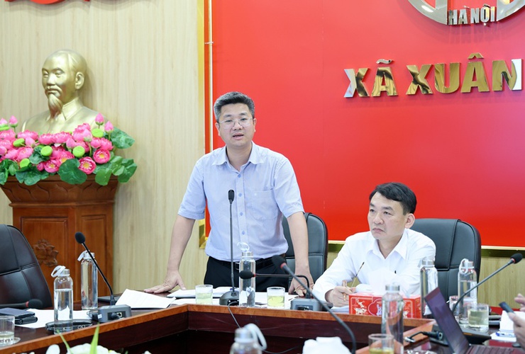Xuân Mai phát động đợt thi đua cao điểm 40 ngày đêm nước rút hoàn thành GPMB Dự án Quốc lộ 6- Ảnh 8.