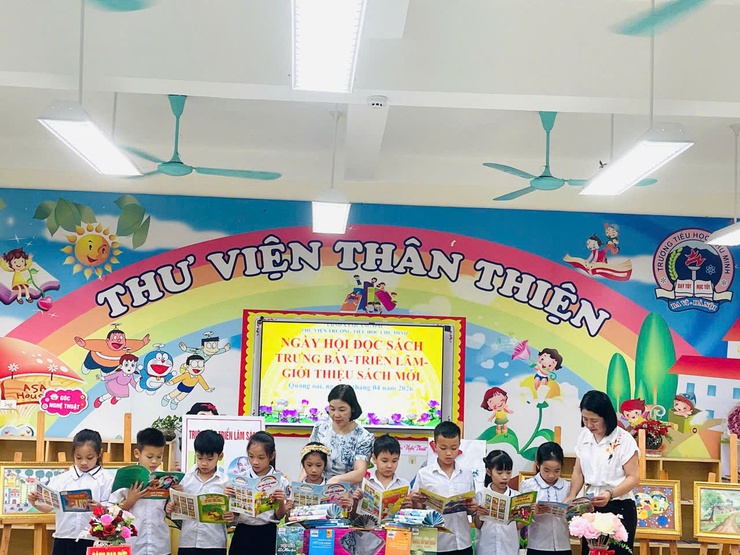 Lan tỏa tri thức – Khơi nguồn khát vọng: Quảng Oai sôi nổi hưởng ứng Ngày Sách và Văn hóa đọc Việt Nam năm 2026- Ảnh 3.