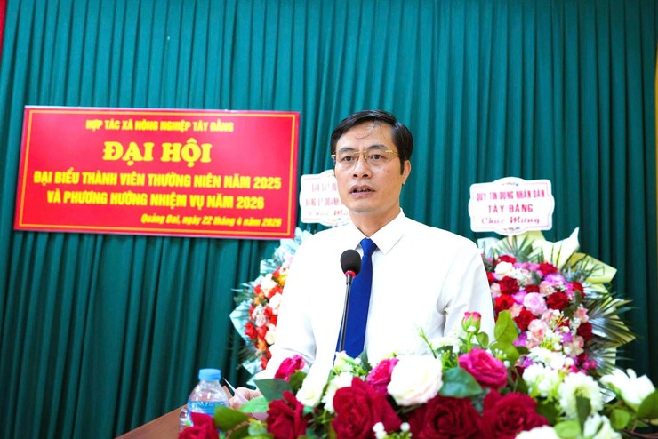 HTX Nông nghiệp Tây Đằng tổ chức Đại hội đại biểu thành viên thường niên năm 2025- Ảnh 1.