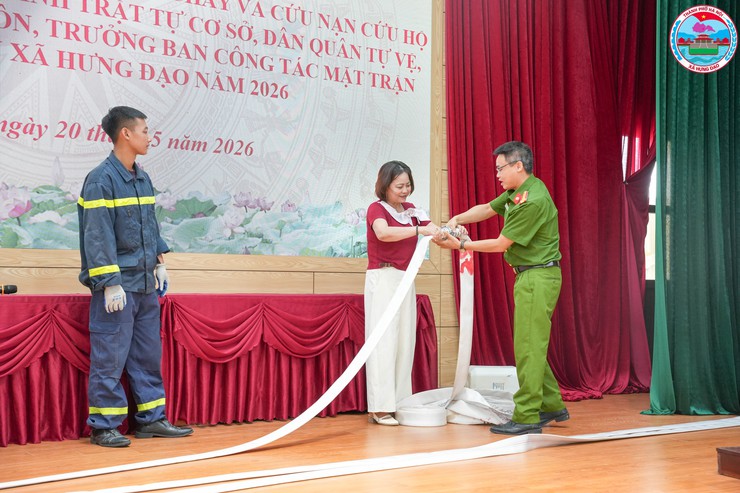 XÃ HƯNG ĐẠO TỔ CHỨC HỘI NGHỊ TUYÊN TRUYỀN, TẬP HUẤN NGHIỆP VỤ PHÒNG CHÁY, CHỮA CHÁY VÀ CỨU NẠN, CỨU HỘ NĂM 2026- Ảnh 5.