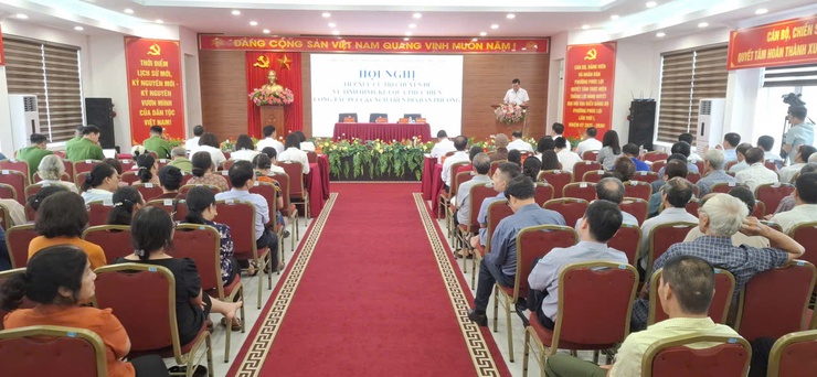 Thường trực HĐND phường Phúc Lợi tiếp xúc cử tri chuyên đề phòng cháy, chữa cháy và cứu nạn, cứu hộ- Ảnh 1.