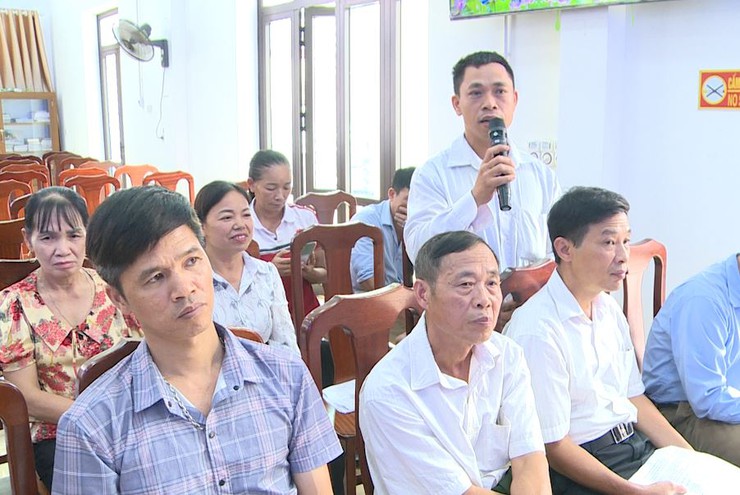 UBND xã Phúc Lộc tổ chức hội nghị giao ban công tác vệ sinh môi trường, quản lý trật tự xây dựng, trật tự đô thị và quản lý đất đai- Ảnh 4.