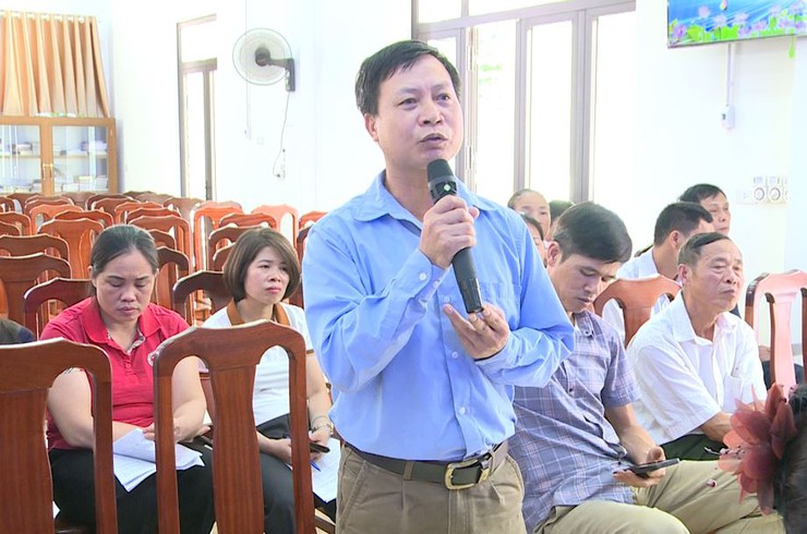 UBND xã Phúc Lộc tổ chức hội nghị giao ban công tác vệ sinh môi trường, quản lý trật tự xây dựng, trật tự đô thị và quản lý đất đai- Ảnh 5.