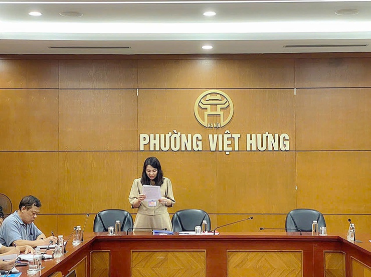 PHƯỜNG VIỆT HƯNG TỔ CHỨC HỘI NGHỊ TRAO QUYẾT ĐỊNH THÀNH LẬP ĐỘI CÔNG TÁC XÃ HỘI TÌNH NGUYỆN PHƯỜNG- Ảnh 1.