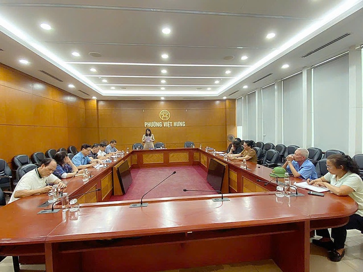 PHƯỜNG VIỆT HƯNG TỔ CHỨC HỘI NGHỊ TRAO QUYẾT ĐỊNH THÀNH LẬP ĐỘI CÔNG TÁC XÃ HỘI TÌNH NGUYỆN PHƯỜNG- Ảnh 5.