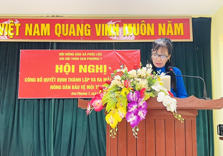 Thôn Sen Phương 7 ra mắt Câu lạc bộ Nông dân bảo vệ môi trường gắn với thực hiện mô hình "Cánh đồng xanh 3 không"- Ảnh 6.
