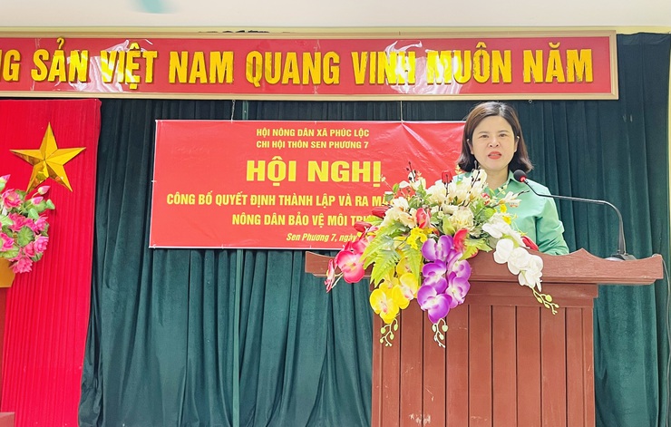 Thôn Sen Phương 7 ra mắt Câu lạc bộ Nông dân bảo vệ môi trường gắn với thực hiện mô hình "Cánh đồng xanh 3 không"- Ảnh 3.