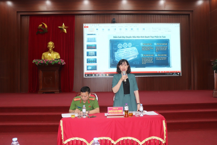 Hội nghị làm việc với các cơ sở giết mổ, hộ kinh doanh sản phẩm có nguồn gốc từ động vật- Ảnh 6.