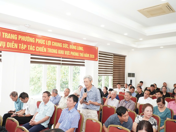 Thường trực HĐND phường Phúc Lợi tiếp xúc cử tri chuyên đề phòng cháy, chữa cháy và cứu nạn, cứu hộ- Ảnh 3.
