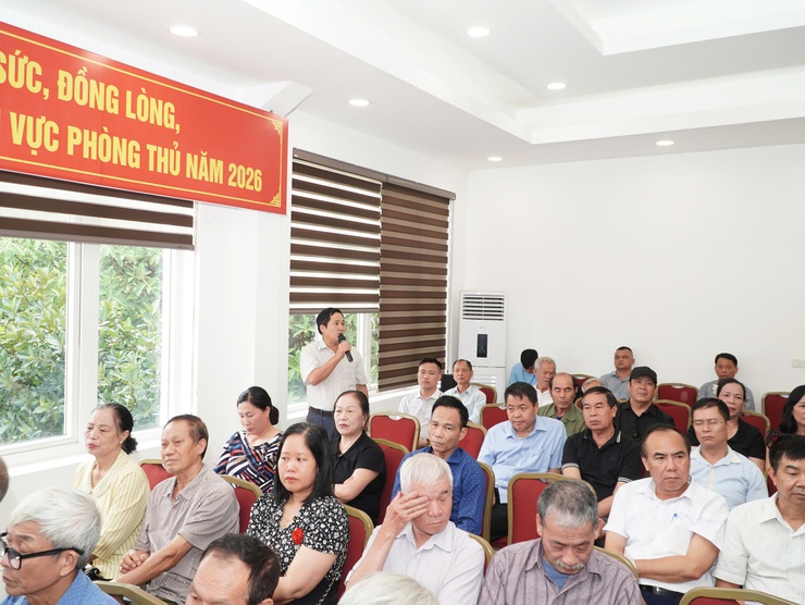 Thường trực HĐND phường Phúc Lợi tiếp xúc cử tri chuyên đề phòng cháy, chữa cháy và cứu nạn, cứu hộ- Ảnh 4.
