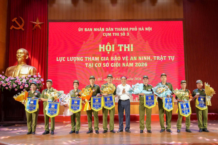 Phường Tây Hồ giành giải Nhất Hội thi an ninh trật tự cơ sở giỏi cụm thi số 3- Ảnh 1.