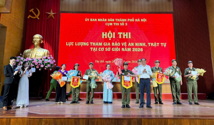 Phường Tây Hồ giành giải Nhất Hội thi an ninh trật tự cơ sở giỏi cụm thi số 3- Ảnh 3.