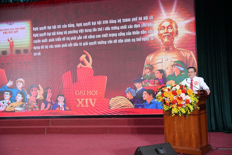 Phường Việt Hưng tổ chức thành công Chung khảo Hội thi Báo cáo viên, tuyên truyền viên giỏi năm 2026- Ảnh 14.