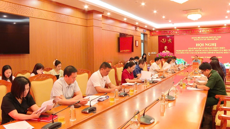 Thanh Trì triển khai hiệu quả Nghị quyết 57-NQ/TW gắn với cải cách hành chính và chuyển đổi số- Ảnh 4.