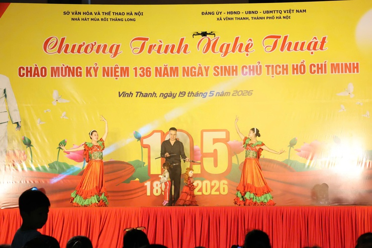 Xã Vĩnh Thanh tổ chức Chương trình nghệ thuật chào mừng kỷ niệm 136 năm Ngày sinh Chủ tịch Hồ Chí Minh (19/5/1890 - 19/5/2026).- Ảnh 8.