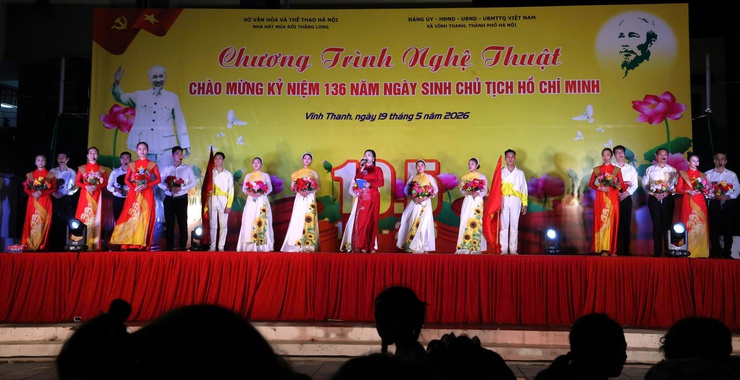 Xã Vĩnh Thanh tổ chức Chương trình nghệ thuật chào mừng kỷ niệm 136 năm Ngày sinh Chủ tịch Hồ Chí Minh (19/5/1890 - 19/5/2026).- Ảnh 9.
