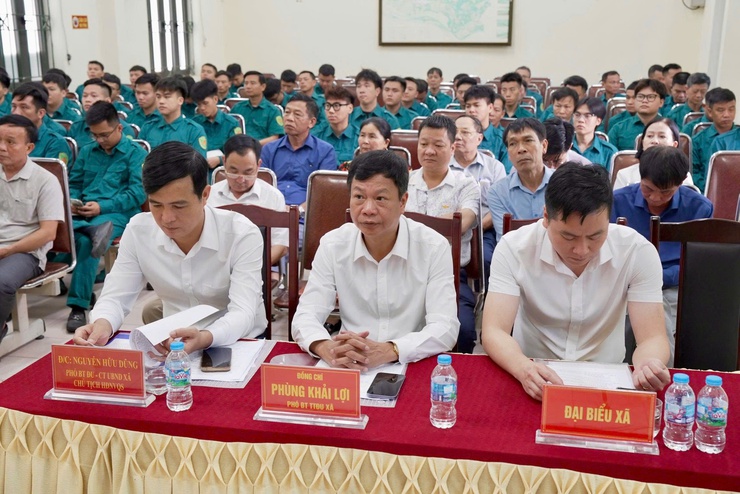Khai mạc huấn luyện dân quân cơ động xã Thiên Lộc năm 2026- Ảnh 3.