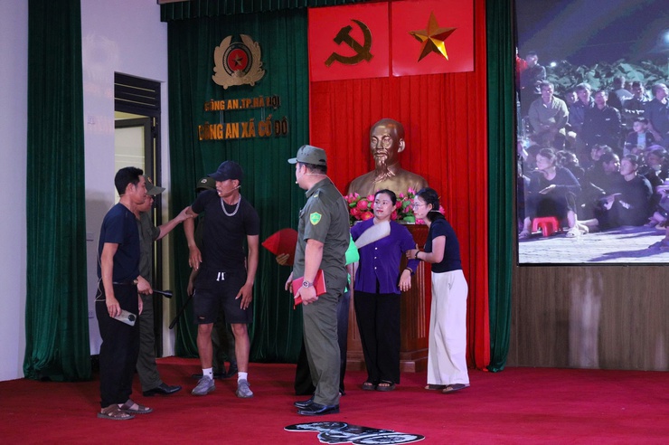 Xã Minh Châu tham dự Hội thi: "Lực lượng tham gia bảo vệ ANTT ở cơ sở giỏi" lần thứ Nhất năm 2026 do Cụm thi số 16 – thành phố Hà Nội tổ chức.- Ảnh 3.