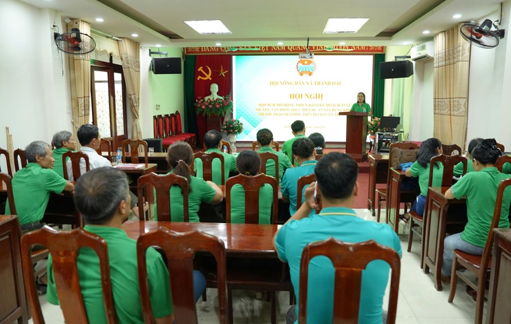 Hội Nông dân xã triển khai Kế hoạch tuyên truyền, vận động thực hiện Dự án xây dựng Khu đô thị thể thao Quốc tế Hà Nội- Ảnh 1.