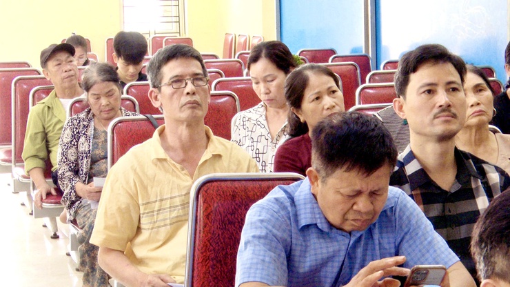 UBND XÃ THƯ LÂM TỔ CHỨC HỘI NGHỊ LẤY Ý KIẾN CỘNG ĐỒNG DÂN CƯ VỀ ĐỒ ÁN ĐIỀU CHỈNH CỤC BỘ QUY HOẠCH KHU NHÀ Ở XÃ HỘI VÂN HÀ 1- Ảnh 2.