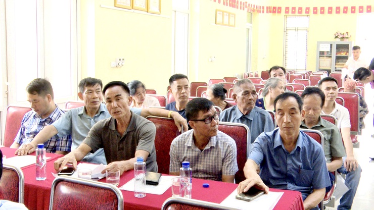 UBND XÃ THƯ LÂM TỔ CHỨC HỘI NGHỊ LẤY Ý KIẾN CỘNG ĐỒNG DÂN CƯ VỀ ĐỒ ÁN ĐIỀU CHỈNH CỤC BỘ QUY HOẠCH KHU NHÀ Ở XÃ HỘI VÂN HÀ 1- Ảnh 16.