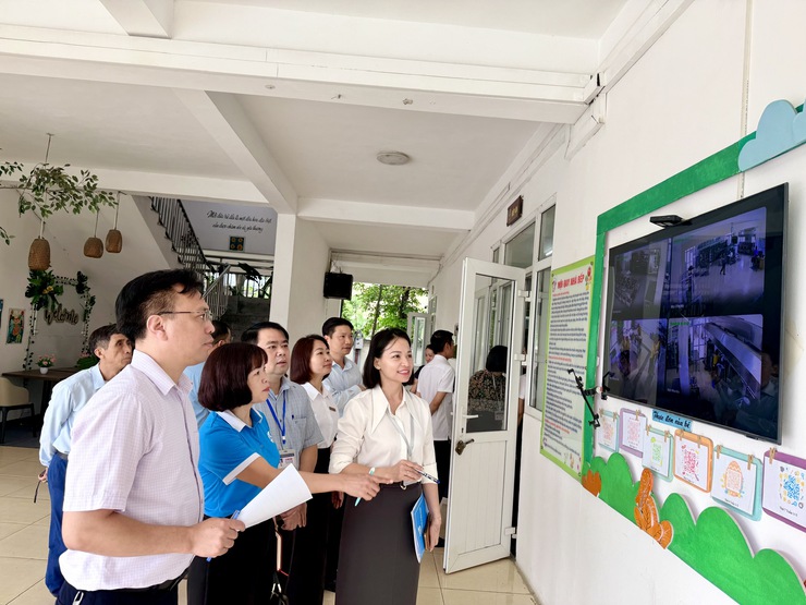 XÃ VĨNH THANH: GIÁM SÁT CÔNG TÁC BẢO ĐẢM AN TOÀN THỰC PHẨM TẠI TRƯỜNG MẦM NON HẢI BỐI- Ảnh 3.