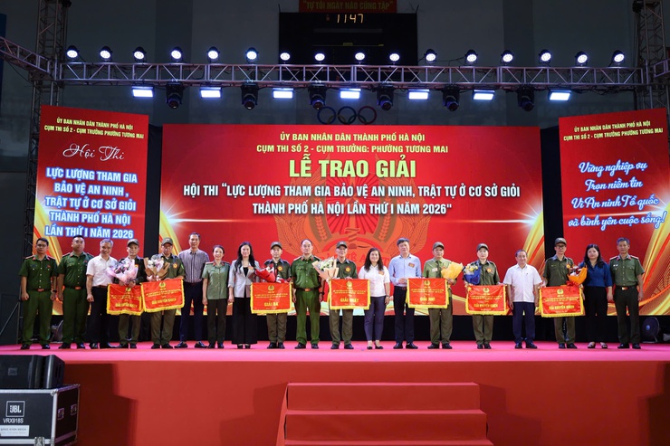 Phường Định Công xuất sắc giành giải Ba Hội thi “Lực lượng tham gia bảo vệ an ninh, trật tự ở cơ sở giỏi” Cụm thi số 2 – Thành phố Hà Nội- Ảnh 2.