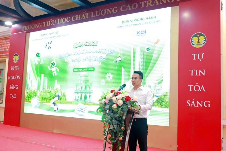 Sân chơi khoa học sáng tạo cho học sinh trung học cơ sở và Robotics cho học sinh tiểu học phường Hoàn Kiếm năm học 2025–2026- Ảnh 2.