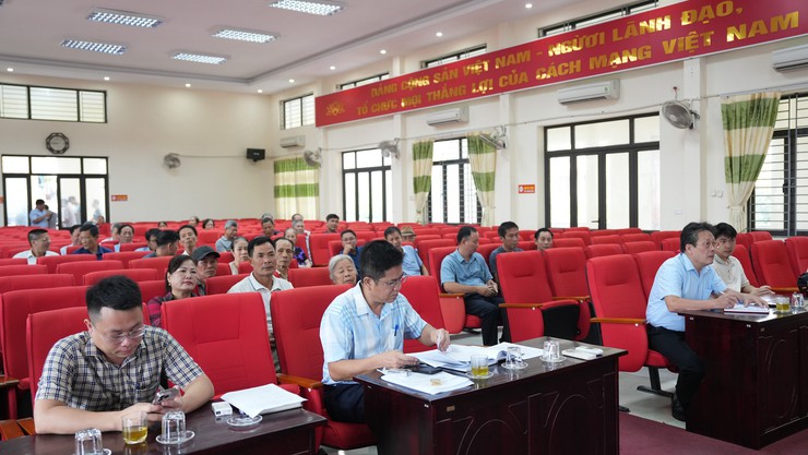 Phổ biến kế hoạch, tiến độ, chính sách bồi thường, hỗ trợ, tái định cư dự án xây dựng mới trường Tiểu học Dương Liễu A - Ảnh 1.