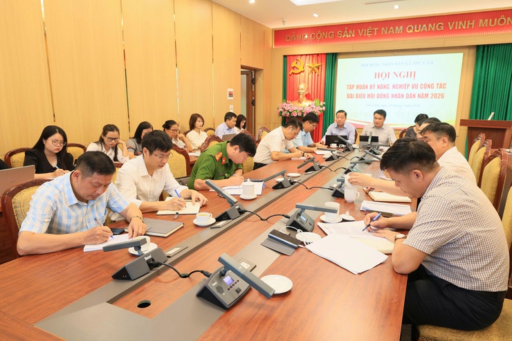 THƯỜNG TRỰC HĐND XÃ THƯ LÂM TỔ CHỨC HỘI NGHỊ TẬP HUẤN KỸ NĂNG, NGHIỆP VỤ CÔNG TÁC ĐẠI BIỂU HĐND NĂM 2026- Ảnh 7.