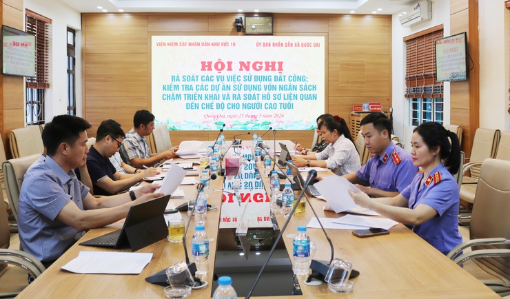 Quốc Oai phối hợp rà soát việc thực hiện chính sách đối với người cao tuổi và công tác quản lý đất công, dự án đầu tư công- Ảnh 2.