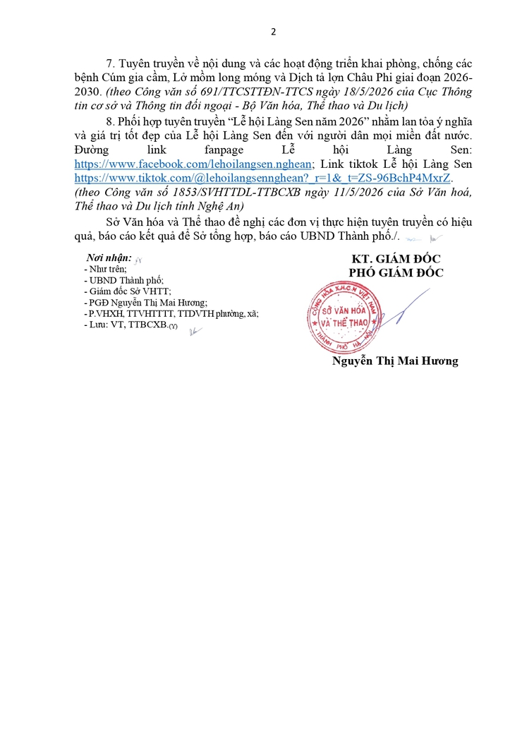 Công văn số 2985/SVHTT-TTBCXB về việc triển khai tuyên truyền nội dung thông tin cơ sở Tuần 21- Ảnh 2.
